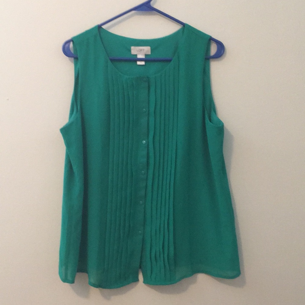 LOFT Emerald Green Women’s Tank Top